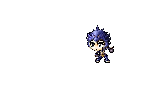 Hero attacking Horntail